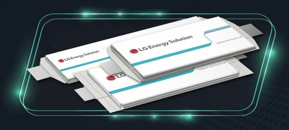 If successful, LG will be the first to offer all three major battery types: pouch (shown here), cylindrical, and prismatic. LG's Pouch Battery