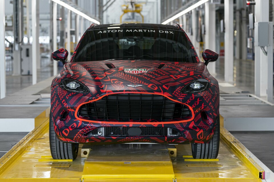 Made in Wales Aston Martin DBX built at St Athan