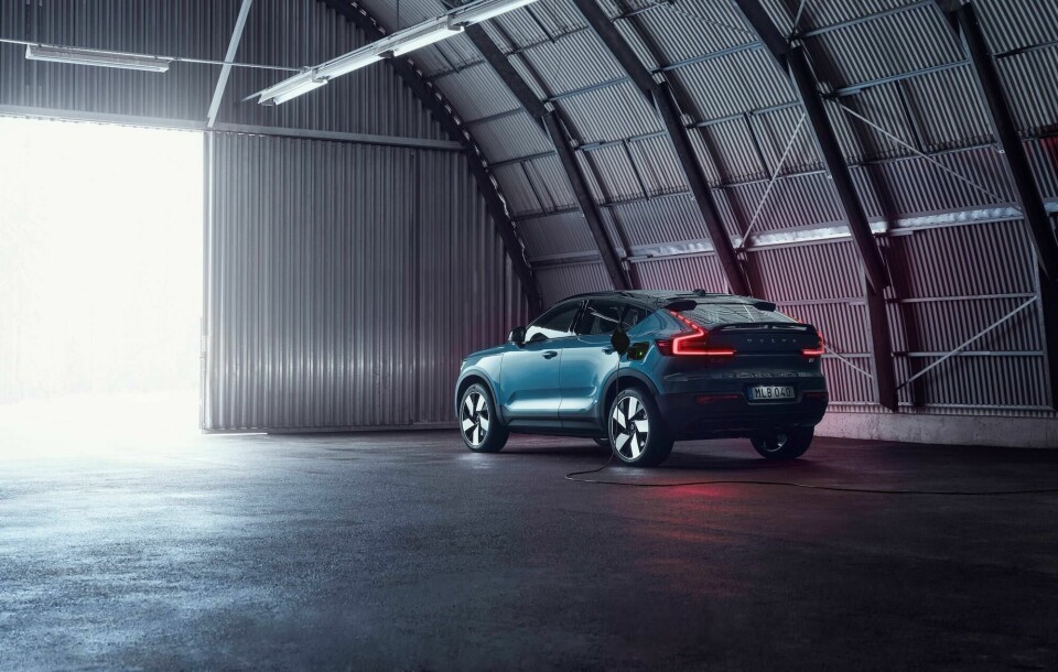 Volvo C40 Recharge, the company’s first all-electric crossover. Volvo C40 Recharge exterior 15
