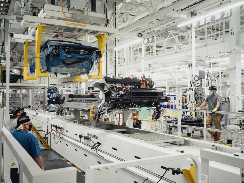 Rivian, recognised for its relatively superior software is expected to see major growth following the investment from Volkswagen Rivian-Manufacturing-Normal-05