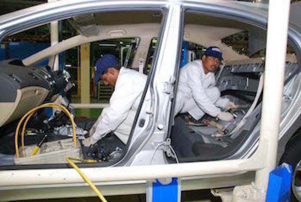 Made in India... for export Honda announced that from mid-2017 all its vehicles sold in India would have dual front airbags