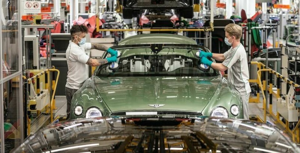Bentley anticipates full production can resume on 18 May Bentley Factory Restart - Hero
