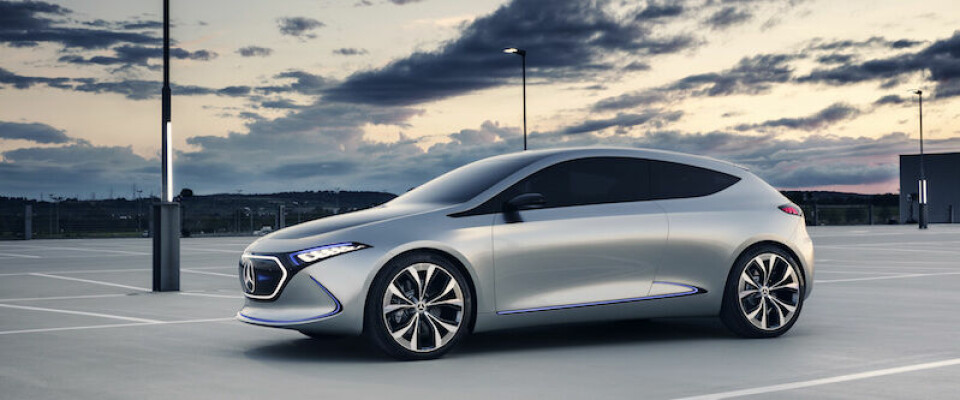 Smarter EV production Showcar Mercedes-Benz Concept EQA: EQ-Konzept in der Kompaktklasse