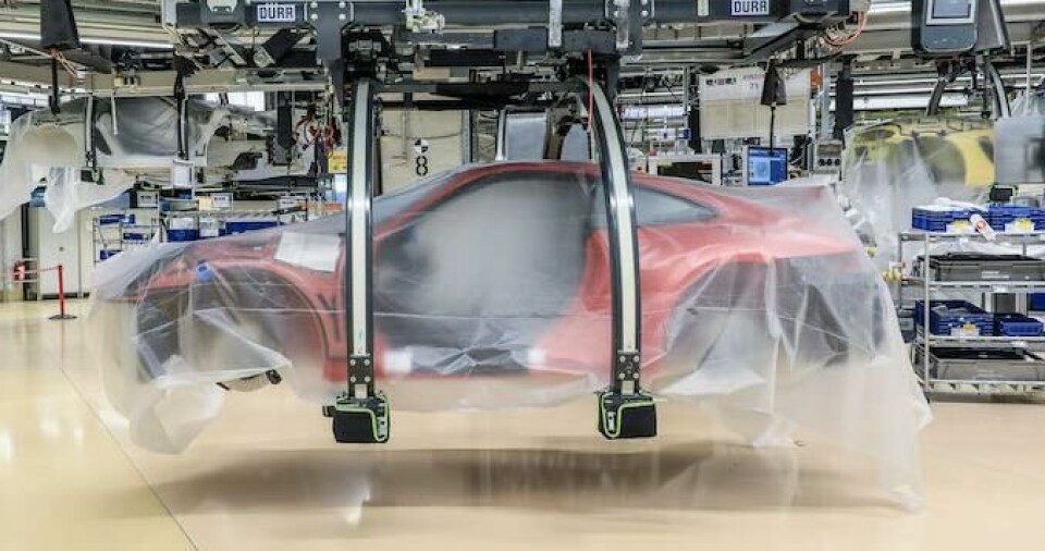 Assembly lines at Porsche have been at a standstill since 21 March 2020 Porsche Zuffenhausen shutdown