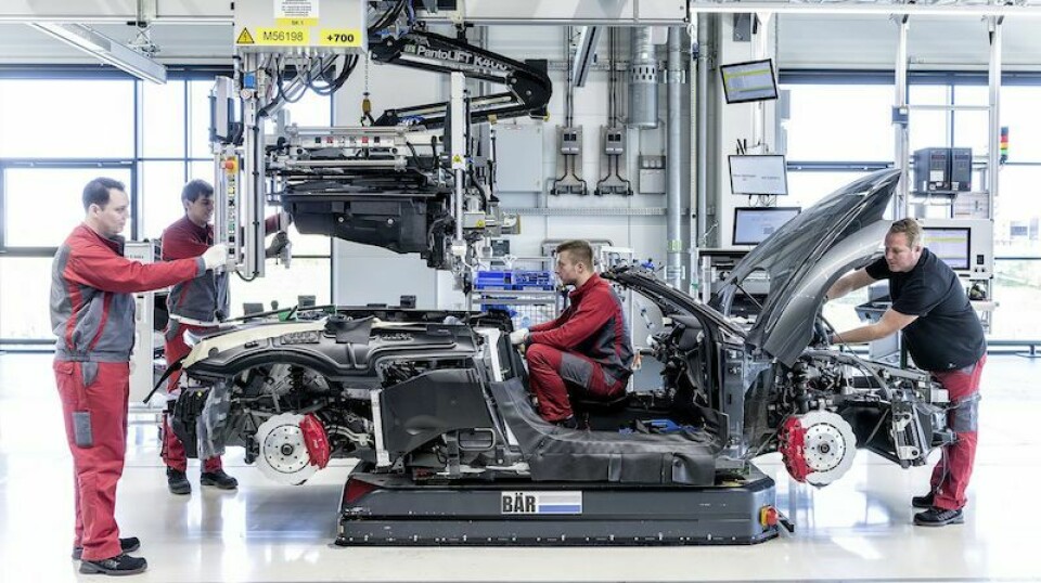 A high-performance build Audi R8 Spyder Produktion