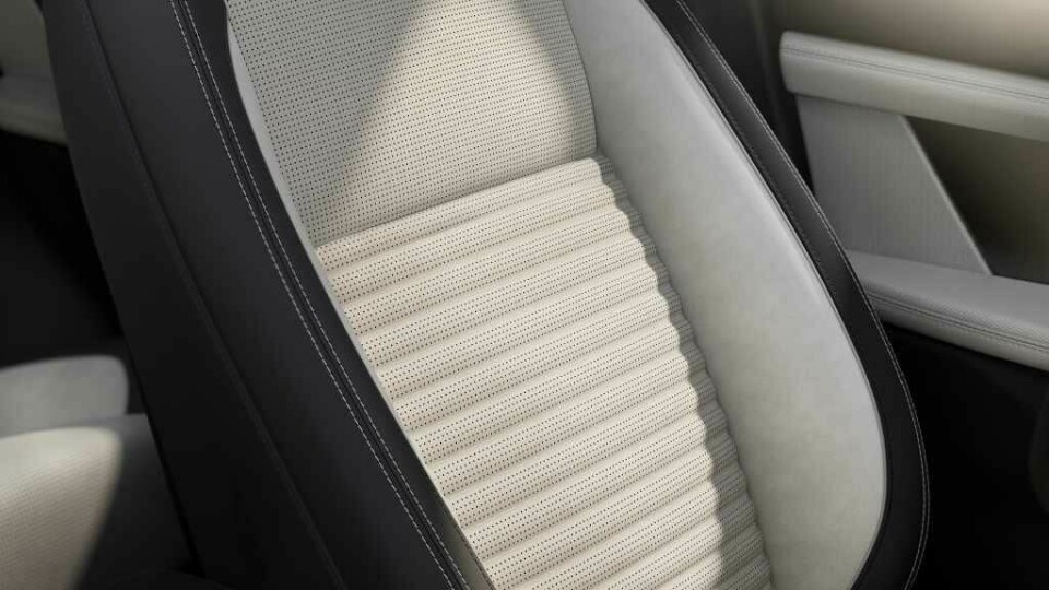 JLR’s closed-loop seating foamShowing interior Luxtech Suedecloth JLR Breakthrough closed-loop seating foam - Interior Luxtech Suedecloth