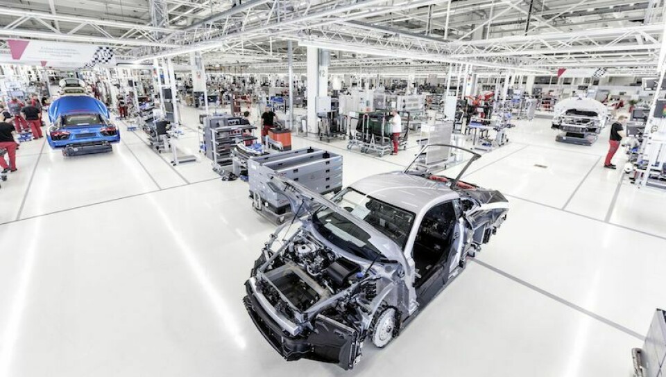 A high-performance build Auszeichnung für Audi R8-Manufaktur