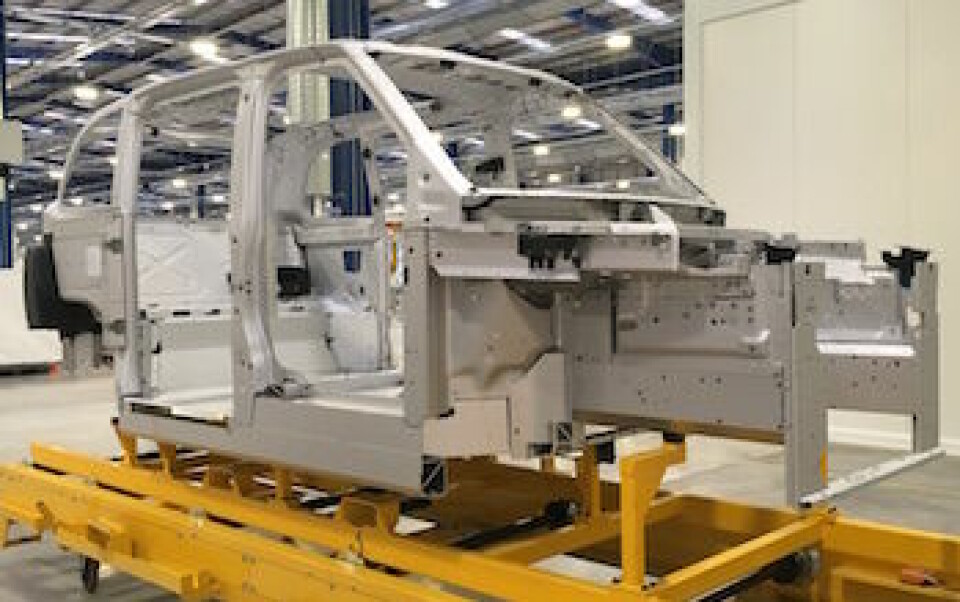 All hail the new taxi The TX5 is built around lightweight bonded extruded aluminium monocoque, much the same system used by Lotus and Aston Martin