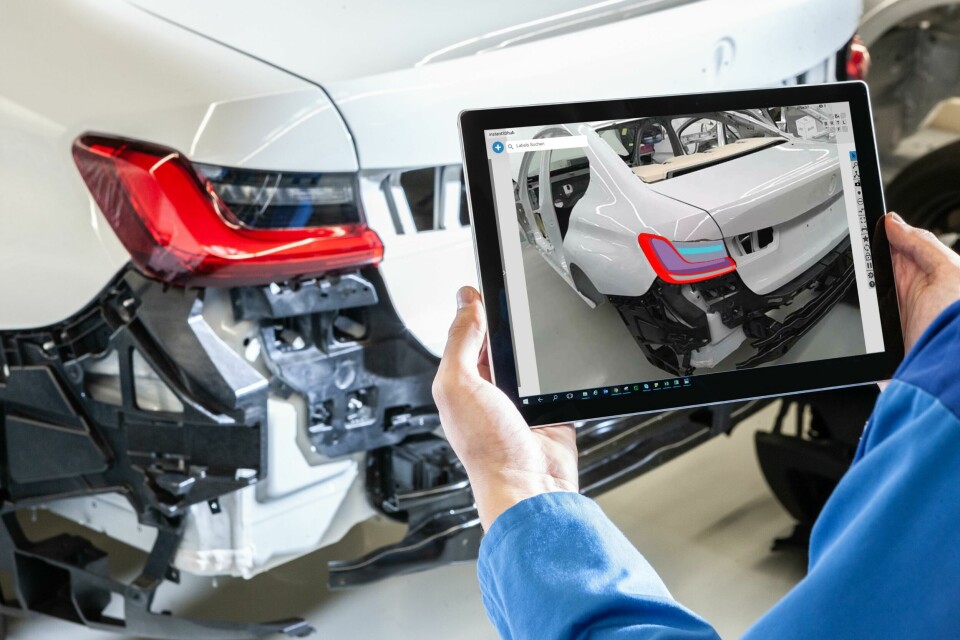 Developed in cooperation with the Fraunhofer Institute for Computer Graphics Research, BMW plant engineers use AR to assess construction integrity and maturity of pre-series vehicles BMW pre-series check