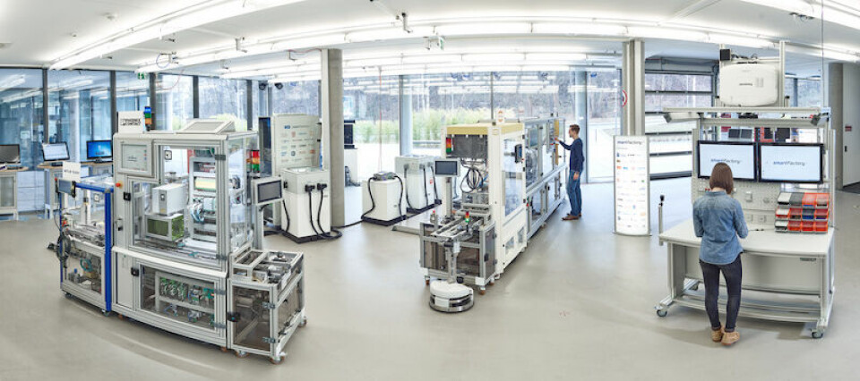 Plug and produce SmartFactory-Feb2017-8761 Panorama