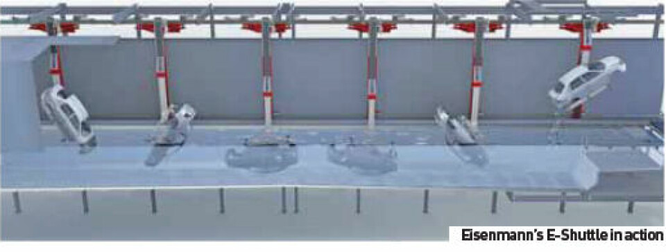 Eisenmann introduces the E-Shuttle paintshop conveyor