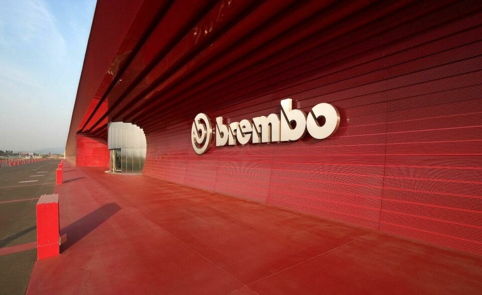 Brembo’s Curno facility makes aluminium calipers for a number of premium OEMs, including Ferrari, Aston Martin, Porsche, Land Rover, Lamborghini and Maserati, Mercedes and BMW ATS 2020 Brembo Kilometro Rosso