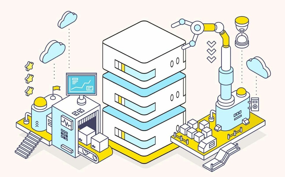 Building Volkswagen’s Industrial Cloud CLoud computing illustration