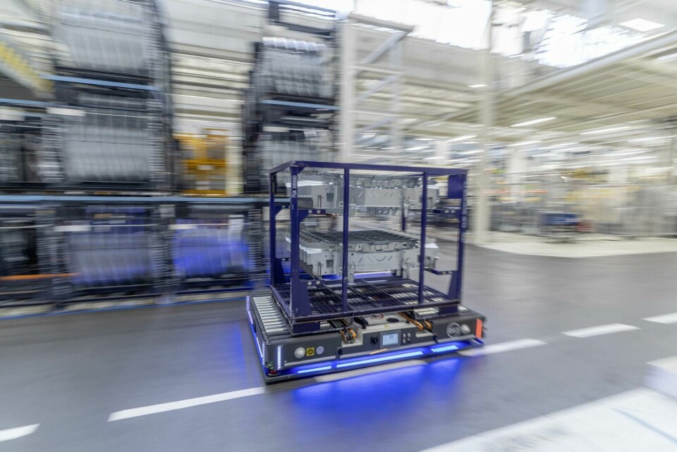 Faster to the lineGlobal standards will means IT solutions for production and autonomous logistics can be shared globally VW autonomous logistics