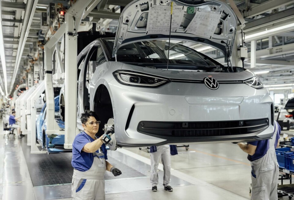 Production of the Volkswagen ID.3 at the Zwickau vehicle plant Production of the Volkswagen ID.3 at the Zwickau vehicle plant
