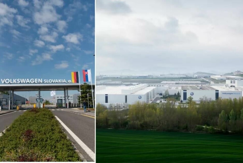 The Touareg and Passat are built in Bratislava, and the Taigo and T-Cross are built in Pamplona (right). he Touareg and Passat are built in Bratislava, and the Taigo and T-Cross are built in Pamplona (right). (Image- Volkswagen:Automobil Produktion Collage)
