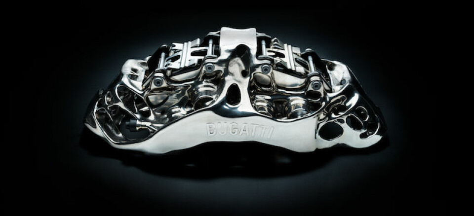 Making metal add up Chiron brake caliper