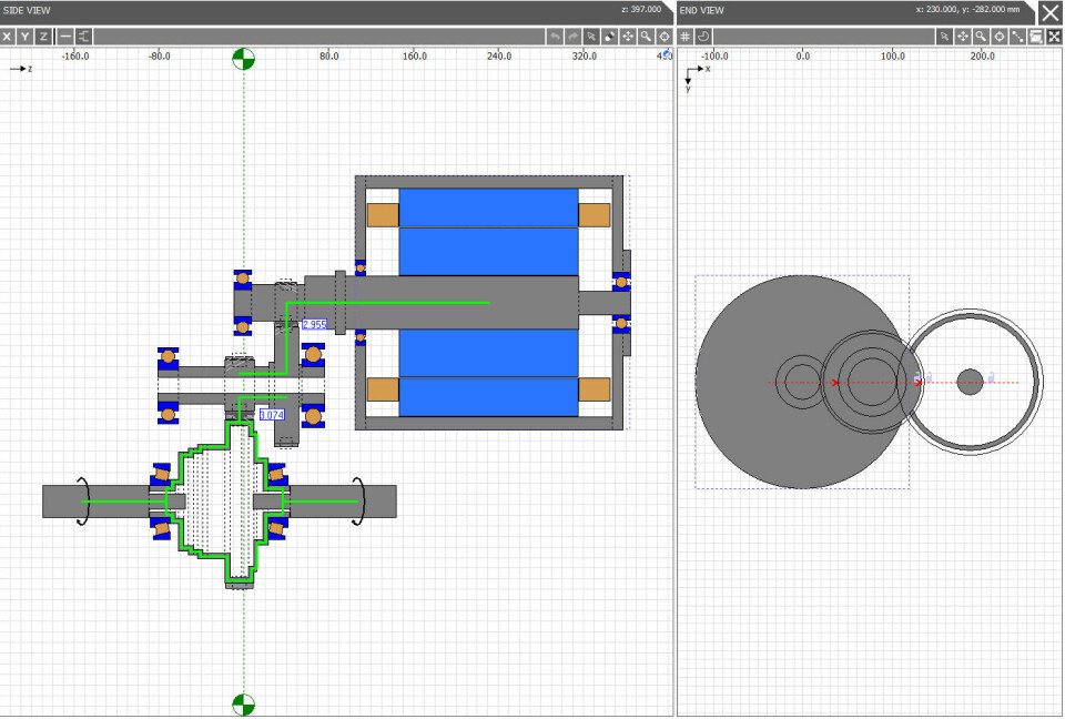 Romax Concept screenshot showing layout Romax Concept (1) caption_ Romax Concept screenshot showing layout