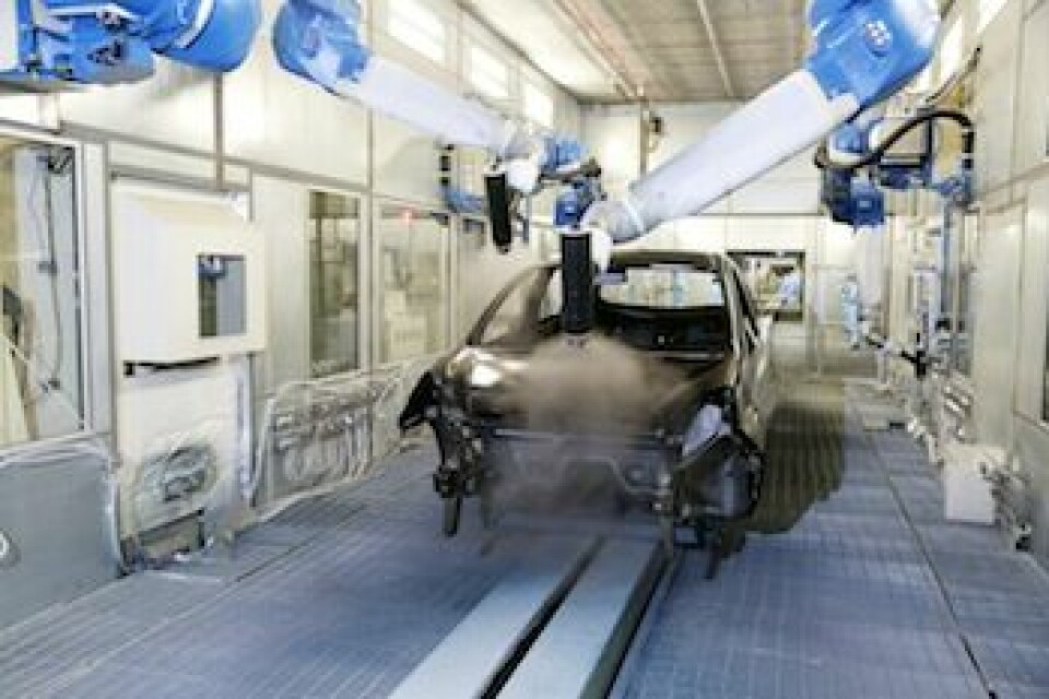 Nissan's bold new beginning in Brazil Paintshop, Nissan Resende
