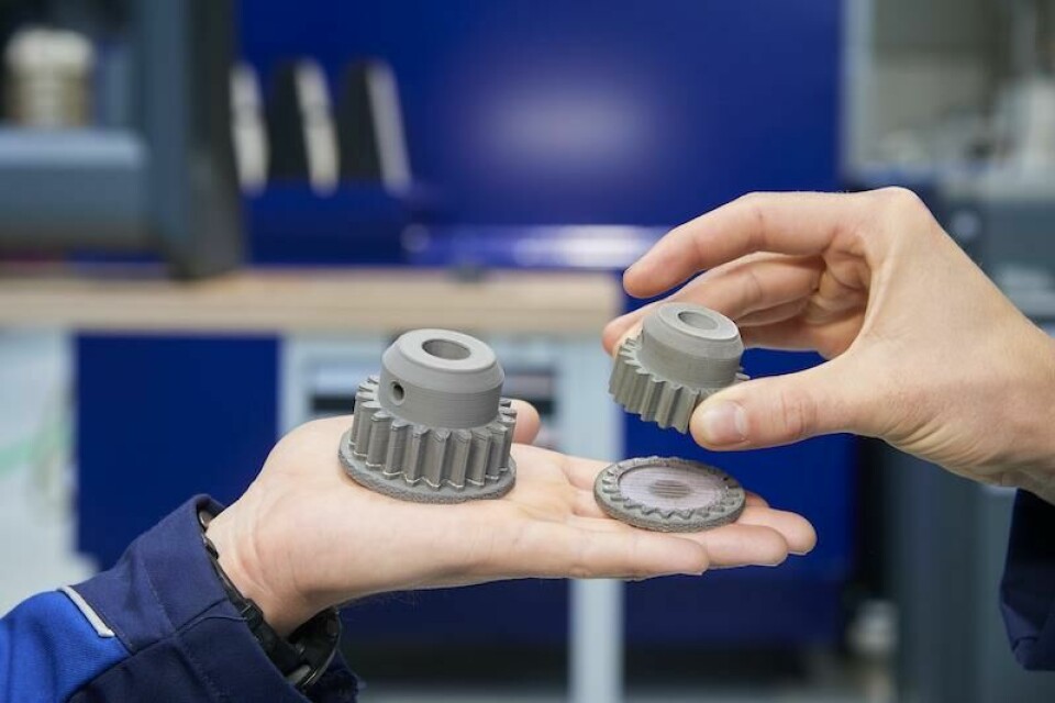 3D printing allows almost any shape to be produced, paving the way for new designs and functions BMW 3D grey parts