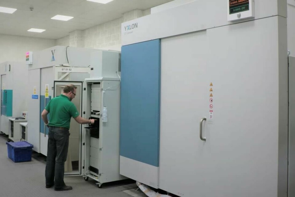 A third CT scanner supports inspection of parts and prototypes, bringing Grainger & Worrall’s total investment in this technology to £1.2m Grainger Worrall CT scanner