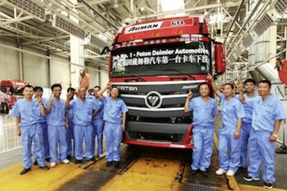 China's big chill Job 1, Foton-Daimler