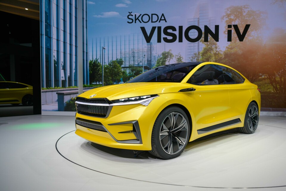 Vision of the future Skoda Vision iV electric