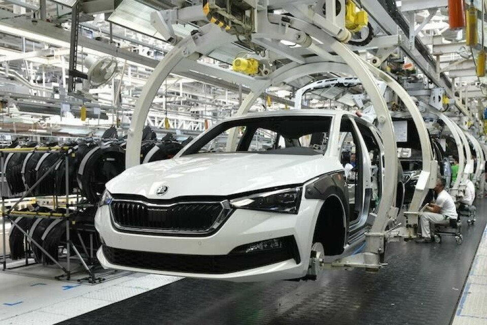 Škoda achieved a production milestone in 2019, assembling more than 900,000 vehicles at its Czech plants for the first time in its long history Skoda production - Mlada Boleslav