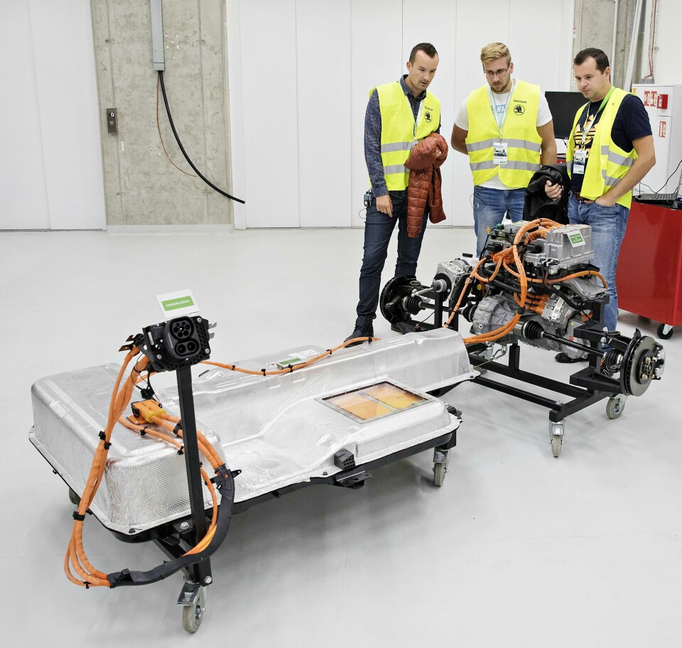 Skoda said 10,000 staff had had attended the “electromobility” programme through 2018 Training in electric tech