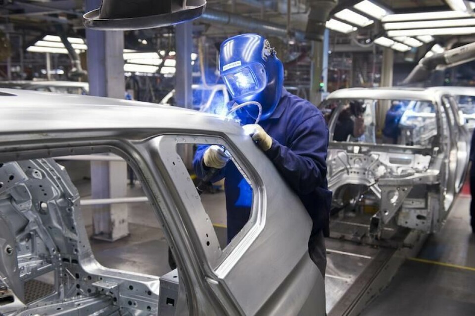 Welding operations at BMW’s Spartanburg plant BMW Spartanburg