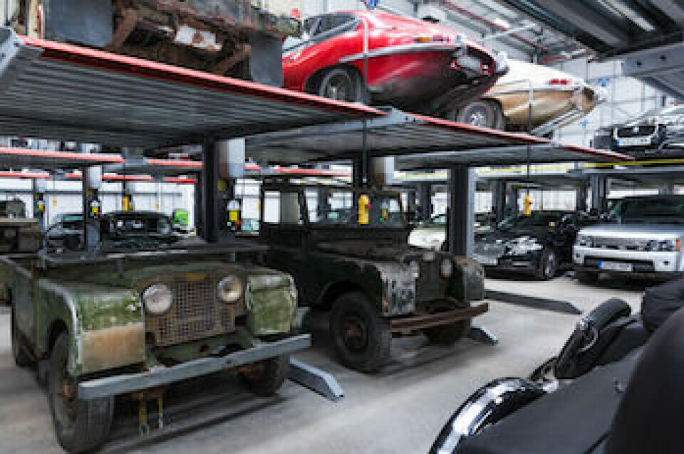 Classic cars reborn Classic Jaguar and Land Rover models collected from around the world await their turn to be ‘reborn’
