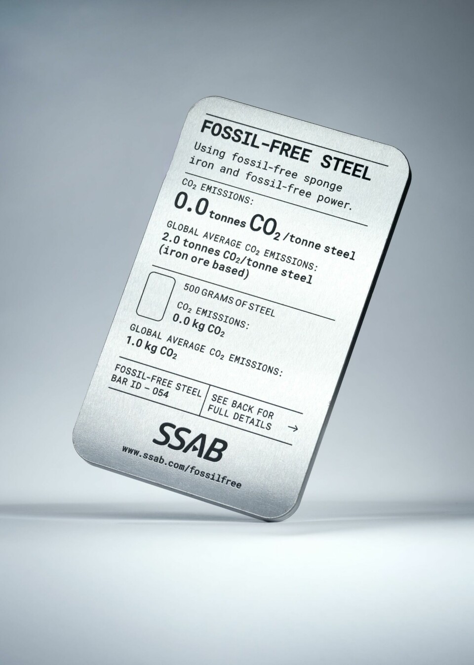 Fossil-free steel bar Fossil-free steel bar
