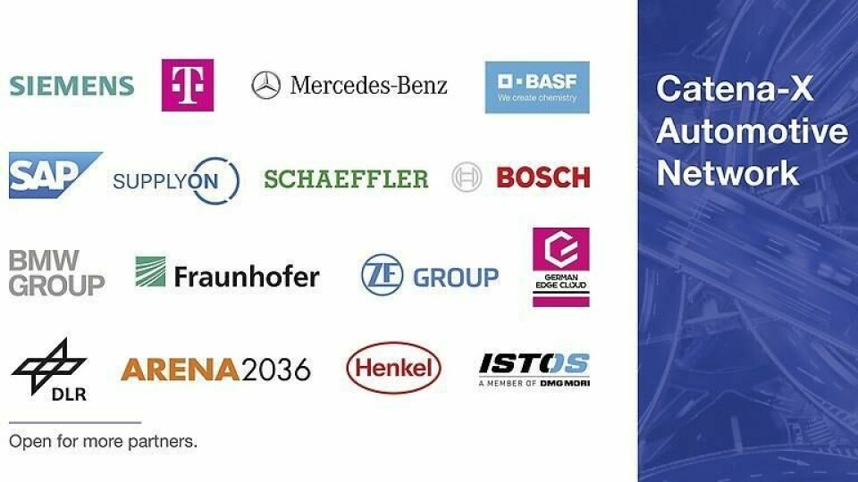 Catena-X partnersThe Volkswagen Group, BMW, Mercedes-Benz, ZF, Bosch, Siemens, SAP, and Deutsche Telekom are among the 25 founding members. Catena X partners