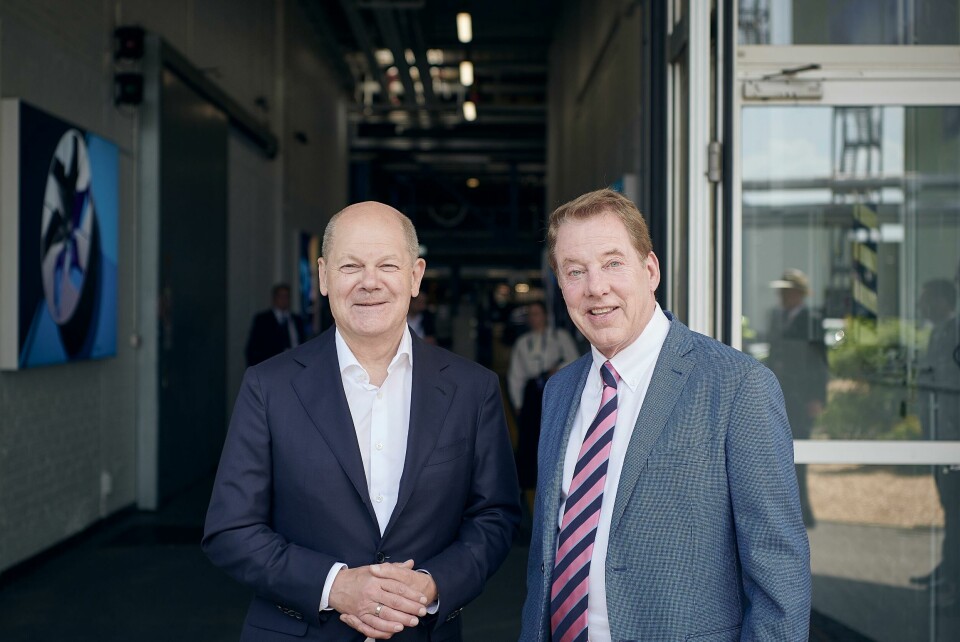 Olaf Scholz, Federal Chancellor of Germany (left) and Bill Ford, executive chair, Ford open the carmaker’s new EV plant in Cologne Olaf Scholz, Bill Ford (left to right) open Ford's new EV plant in Cologne