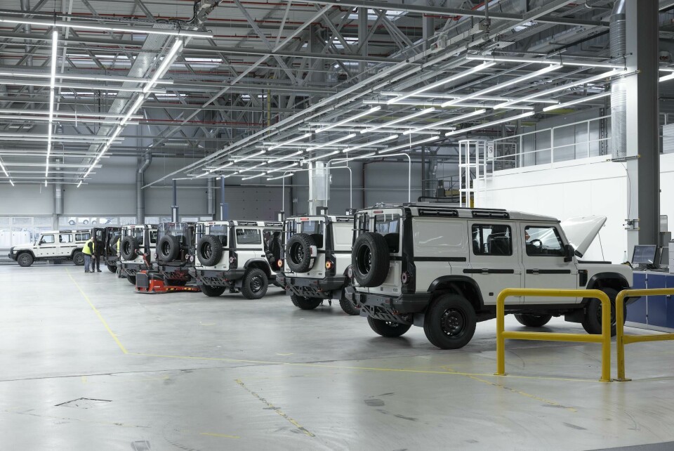 Ineos has so far built 130, PTO1 pre-production models at Hambach INEOS Automotive - Hambach General Assembly 1-2
