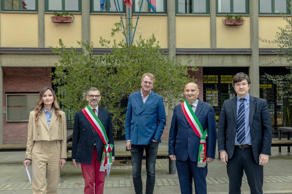 Working with the localsLars Carlstrom (middle) and Italvolt have strong support from local officials in the Italian region of Piedmont Italvolt with local authorities