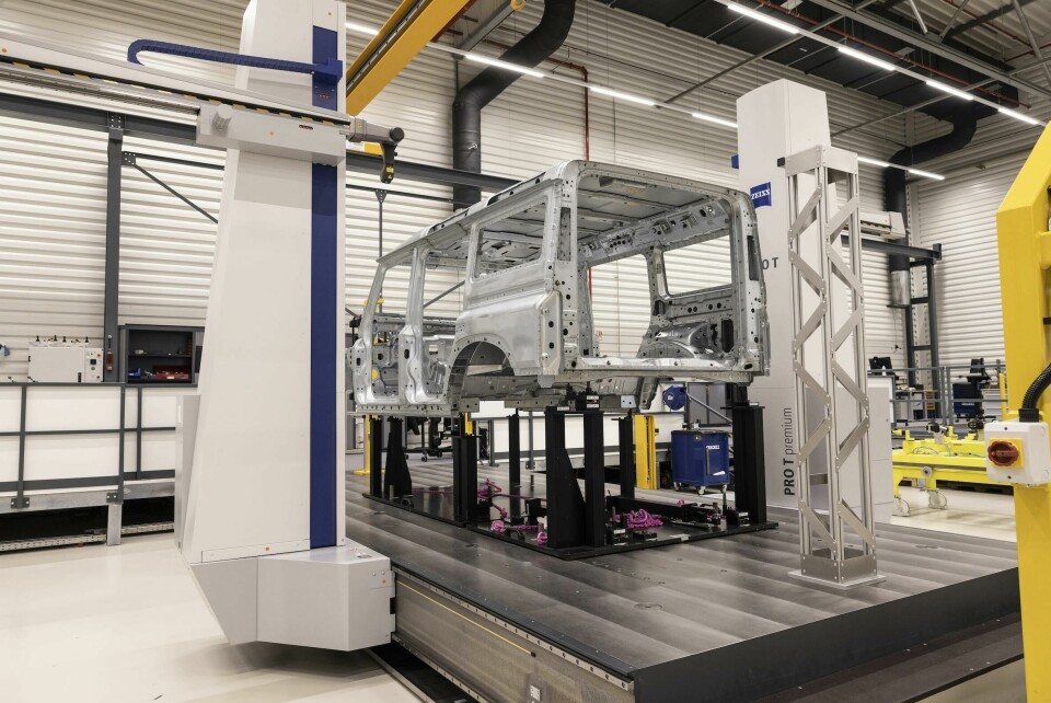 The quality testing centre contains Zeiss Pro T machines which can take 1000 measurements on a vehicle over seven hours INEOS Automotive - Hambach Quality Laboratory 2-2
