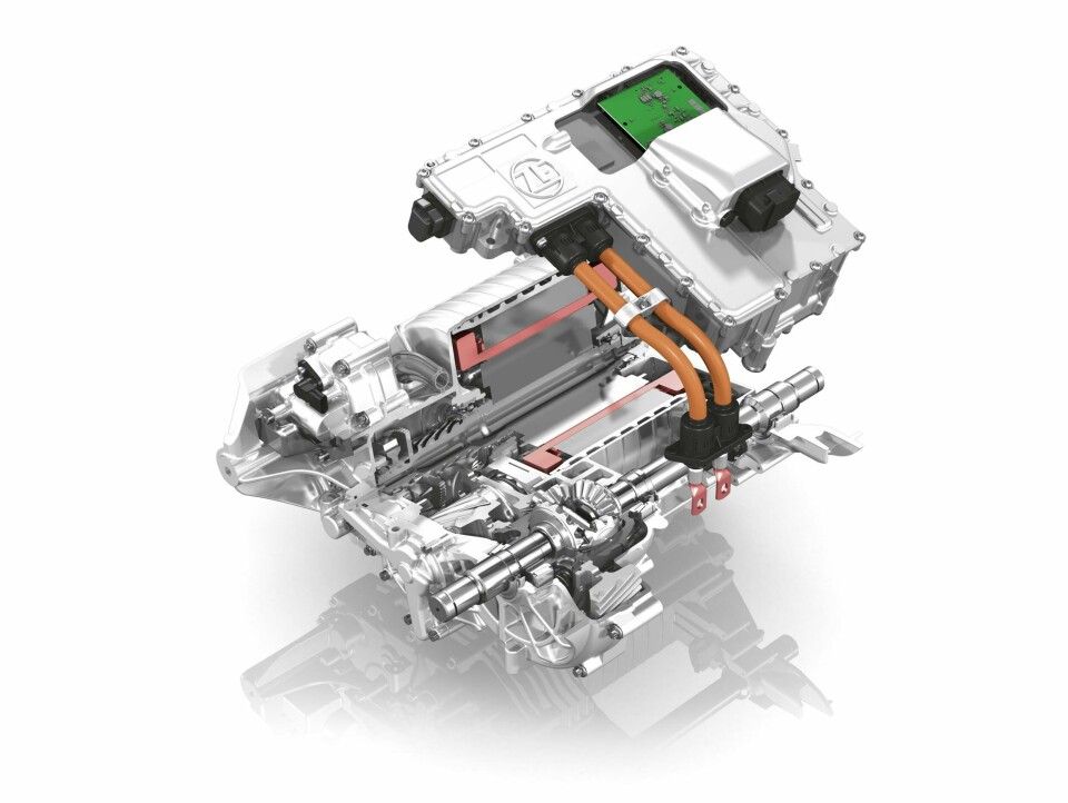 Low volume production of ZF’s full electric vehicle drive for passenger cars started in 2018 ZF electric drive unit