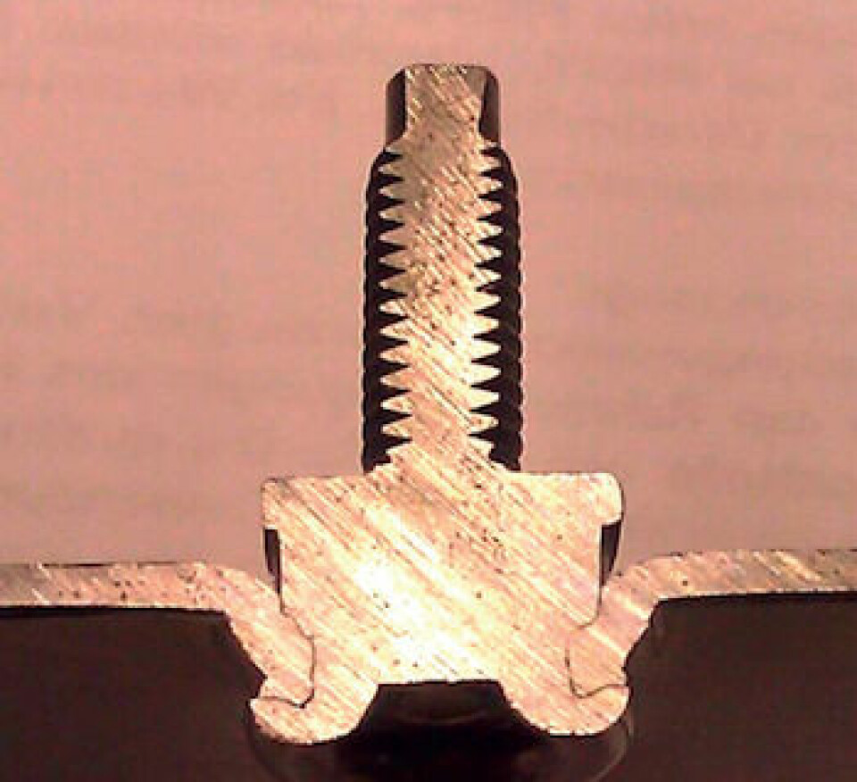 Down to earth The self piercing element is designed to work well with the modern, lightweight, mixed material of the BIW