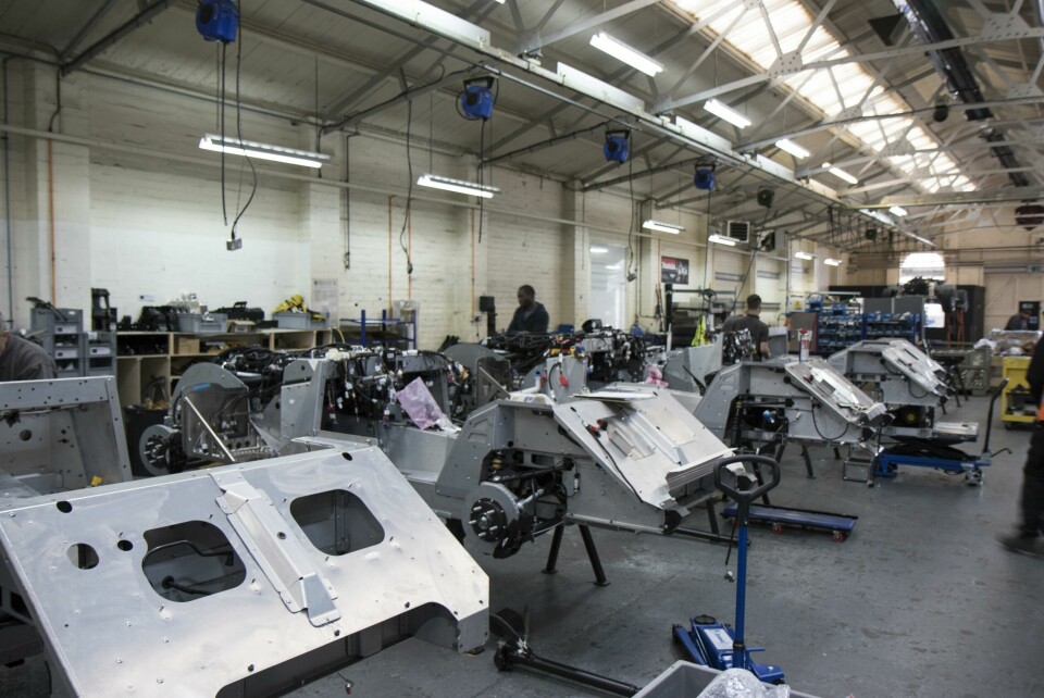 Much of the current factory dates from the mid-1920s and the workshops are very much a product of their time, with brick walls and wrought iron roof trusses Much of the current factory dates from the mid-1920s and the workshops are very much a product of their time, with brick walls and wrought iron roof trusses