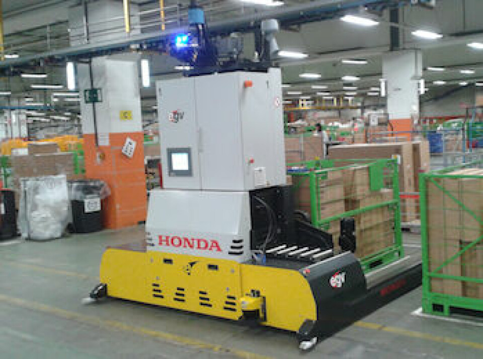 AGVs find their way AGV honda