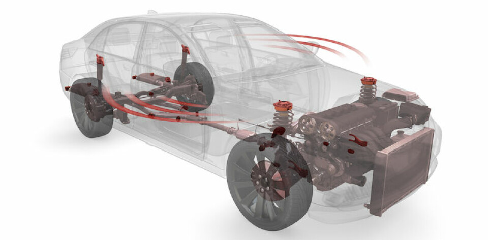 Parts of the process Tenneco's Elastomer Solutions