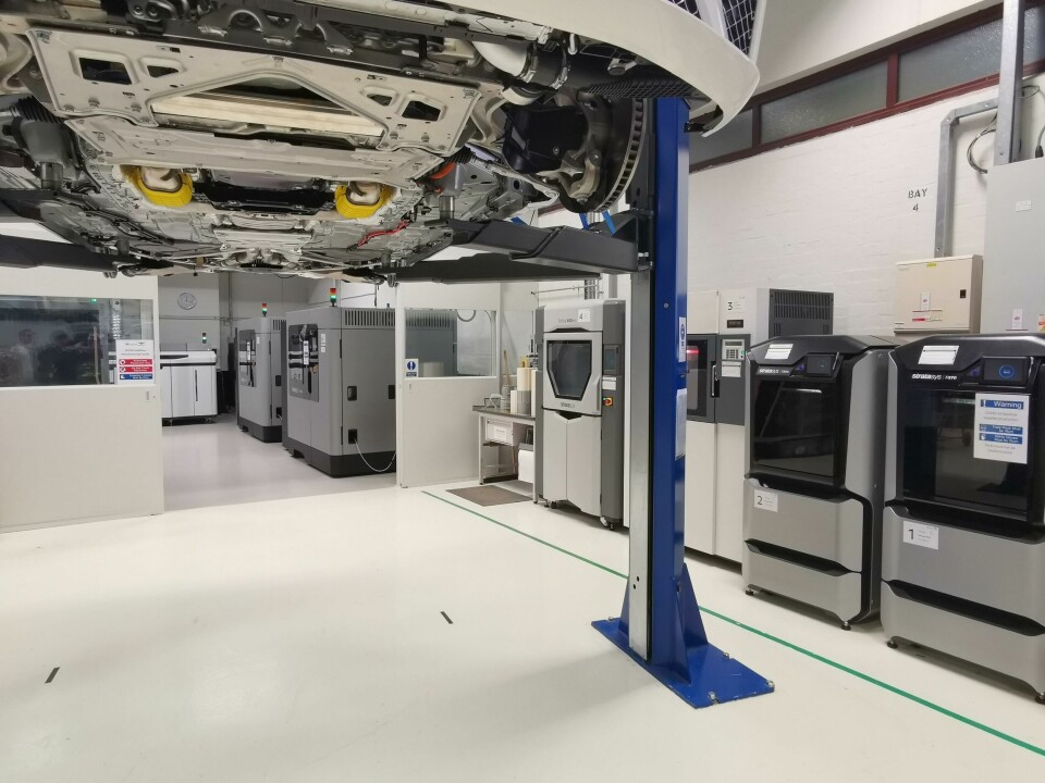 Bentley has invested £3m in its additive manufacturing operations Bentley 3D printing facility