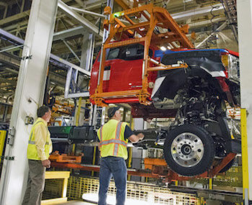 Presidential suite The Ohio Assembly plant received a $200m investment to build Super Duty chassis cabs