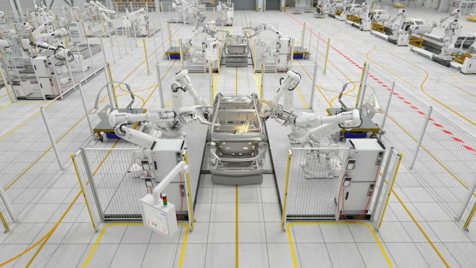 ABB has been developing production cells that support the growing need for flexible manufacturing ABB_Robotics_IRB6710-6740_Spotwelding