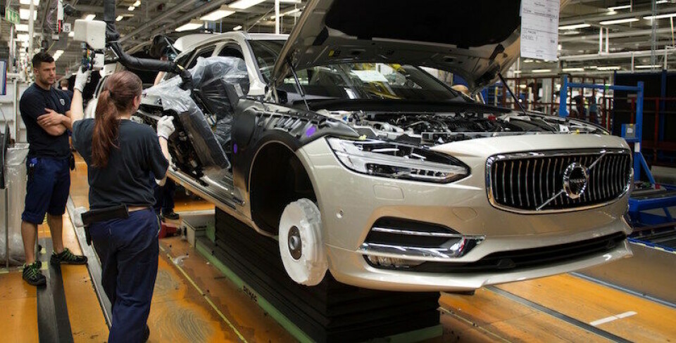 Volvo: new platforms for a new company Start of production of new Volvo V90 premium estate