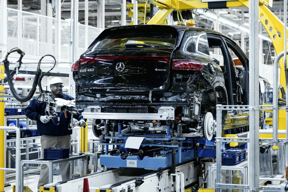 Mercedes-Benz launched production of the EQS SUV in Alabama last year Mercedes-Benz EQS SUV production in Tuscaloosa, Alabama
