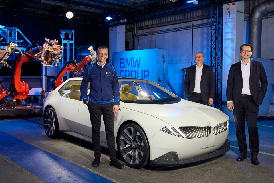 Design, engineering and production collaborationBMW’s product, R&D and production teams are working more closely together, including Peter Weber, Plant Munich director (left), Mike Reichelt, head of Neue Klasse, and Milan Neldeljkovic, board member for production Peter Weber, Mike Reichelt, Milan Neldeljkovic