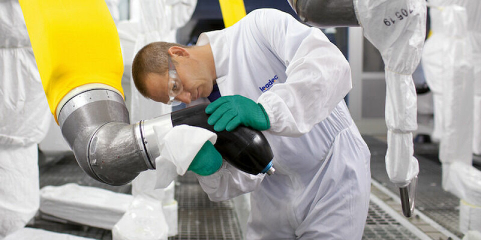 The clean machines Leadec cleaning paintshop