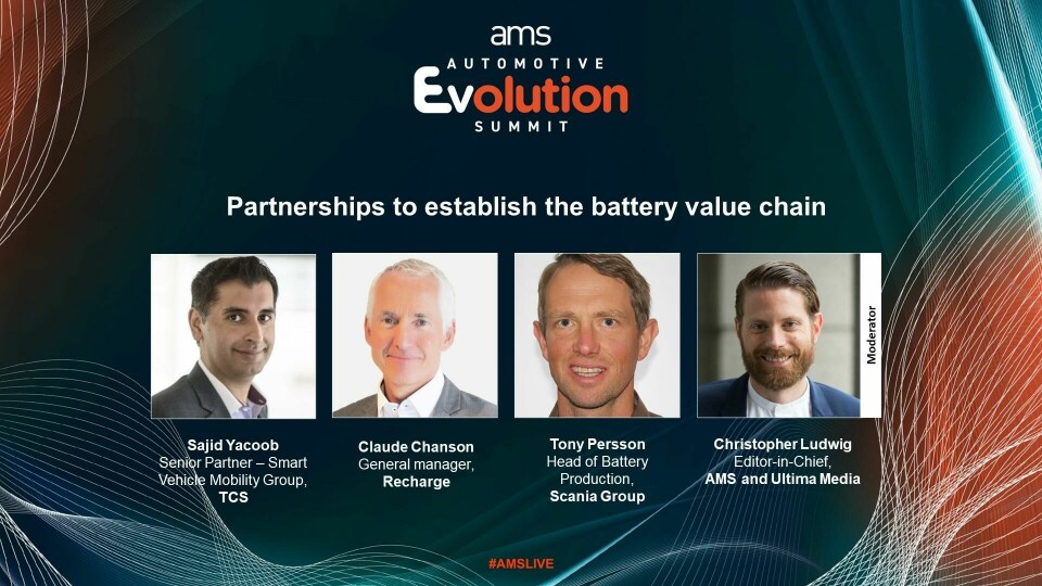Watch: Partnerships to establish the battery value chain Tata Consultancy Services, Recharge and Scania